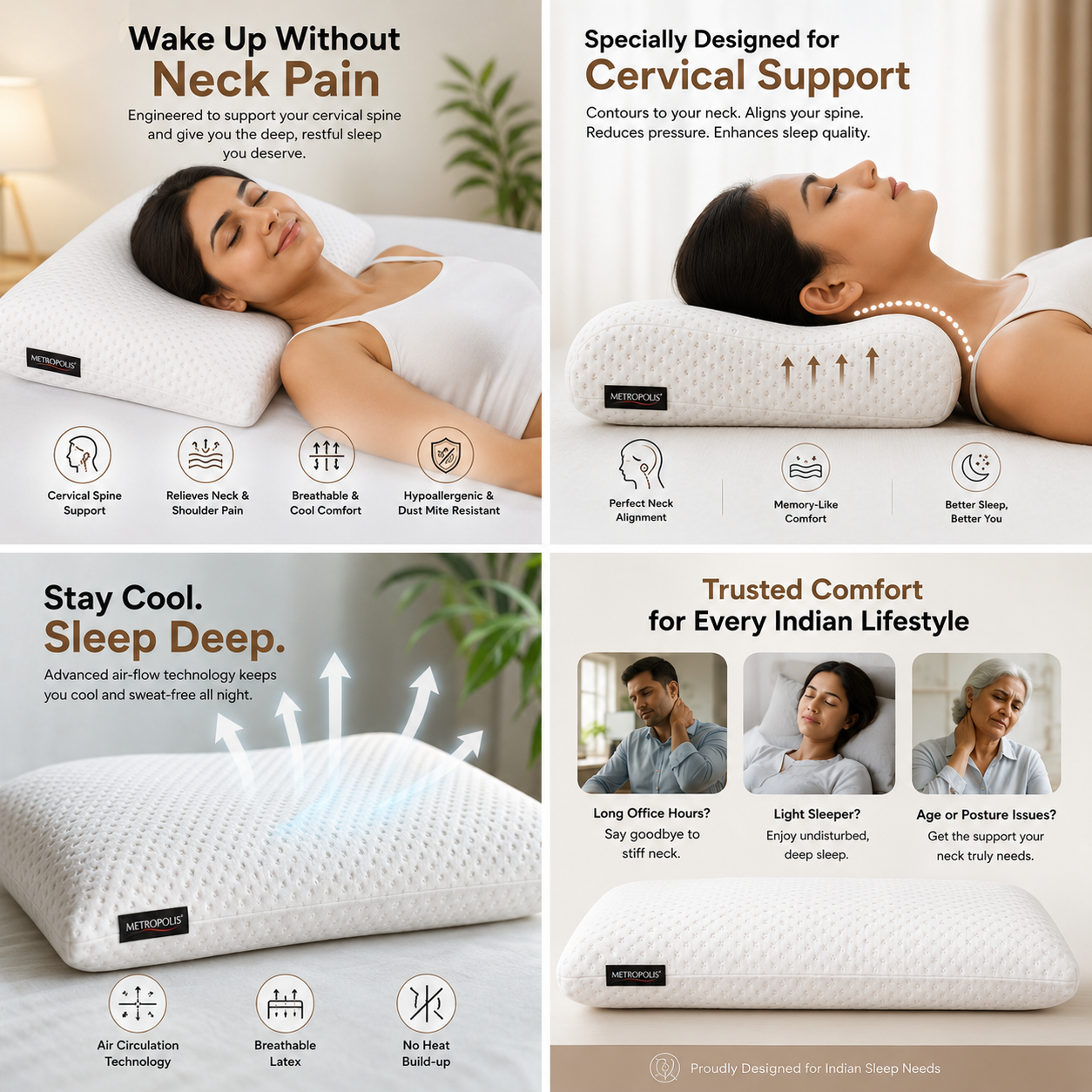 Cervical Orthopedic Memory-foam Pillow